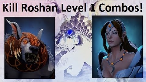 Dota 2 kill Roshan lvl 1 Combos #7 - Mirana and Ursa