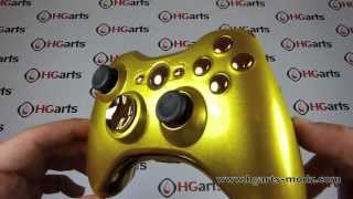 Candy Gold Edition | XBOX360 Modded Controller | HG Arts Modz