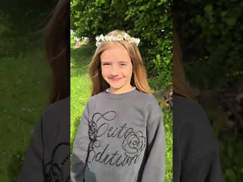 Wie man mit Kindern einfach Kornblumen zum Einhorn verzaubert.