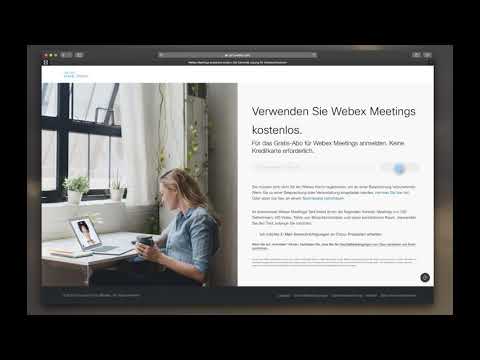 WEBEX - Video 1: Registrieren und Anmelden