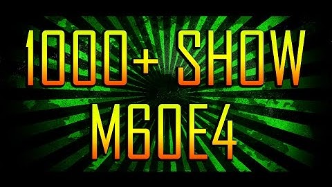 Call of Duty 4: 1000+ Show | Ep.9 - M60E4 LMG (16-1) Search and Destroy Gameplay