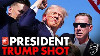 🚨Trump SURVIVES ASSASSINATION Attempt | Vote For The Man Willing to DIE for this Country 🇺🇸