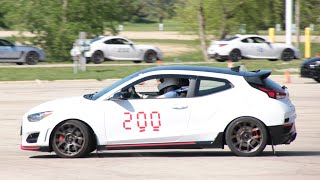 Veloster N - MSCC AutoX 2 @ Alliant - PB Lap (64.891)