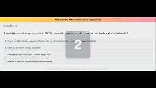 AWS Certified AI Practitioner Exam Preparation Part 3