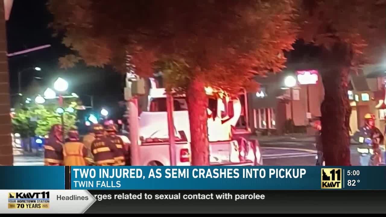 Early morning accident sends three to the hospital - YouTube