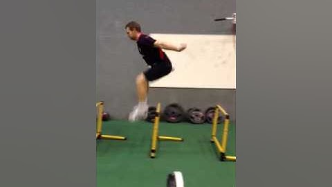 Reactive hurdle jumps