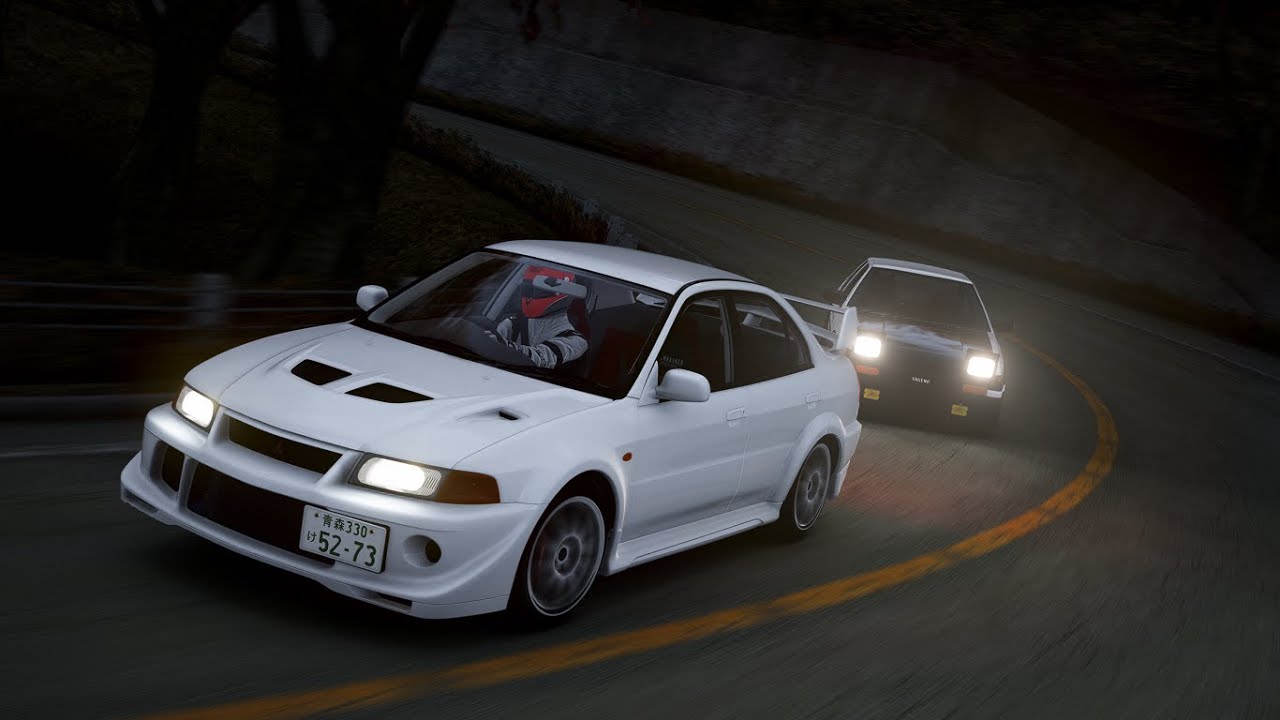 Mitsubishi EVO VI VS Toyota AE86 TOUGE BATTLE! [Assetto Corsa]