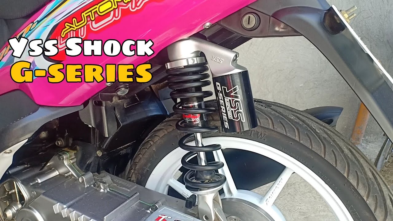 Installing Yss GSeries Rear Shock Mio Sporty aka Pinky YouTube