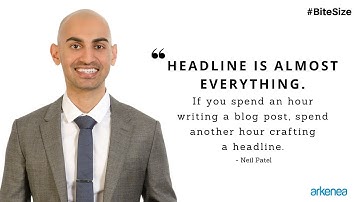 [#BiteSize] Neil Patel On Effective Blogging Strategies For Startups
