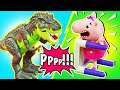 Пеппа и Джордж — Динозаврик вырос! Видео для детей про игрушки Свинка Пеппа на русском языке