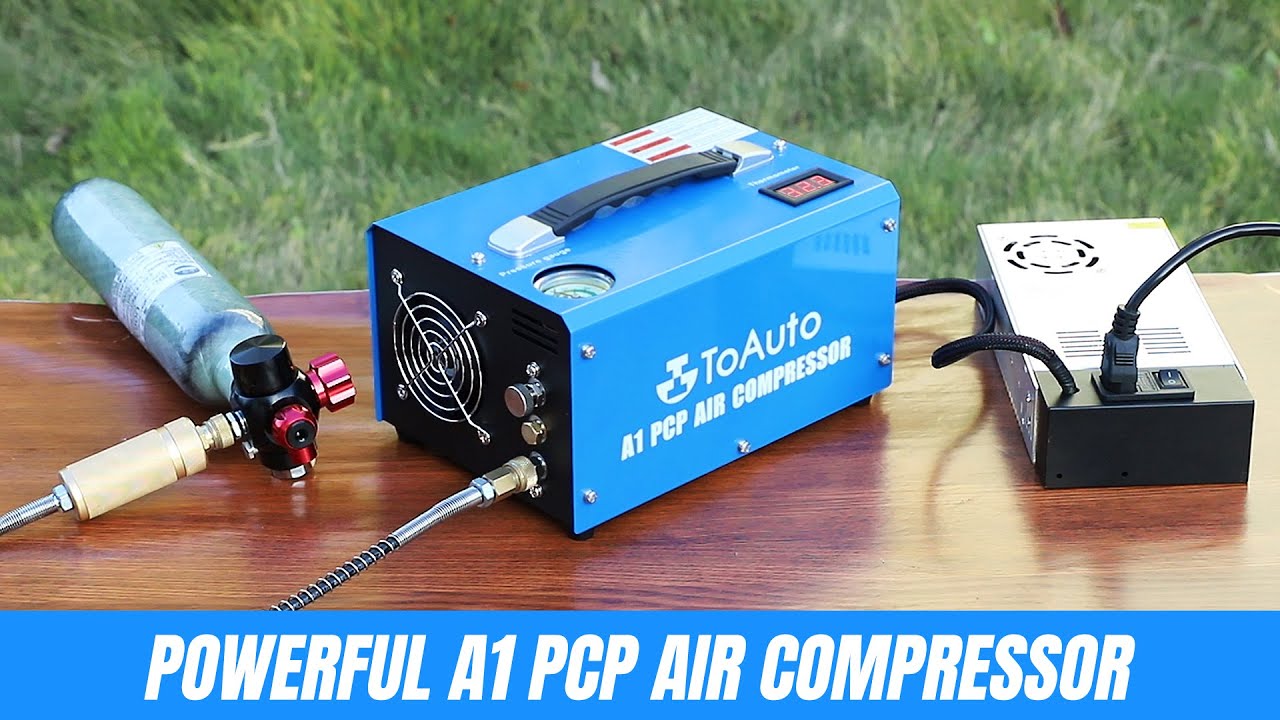 How to use ToAuto A1 PCP AIR Compressor? Portable air pump use tutorial and  common problems solve. 