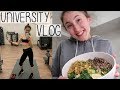 DAY IN MY LIFE BACK AT UNIVERSITY | LECTURES, WORK & HIGH PROTEIN POST-WORKOUT VEGAN MEAL IDEA
