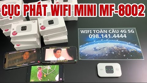 Cục Phát WiFi Mini Cầm Tay MF8002 Nhỏ Gọn Không Dây Tốc Độ 150Mbps Cho 15 Thiết Bị Kết Nối Cùng Lúc