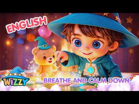 Breathe and Calm Down 🌈 | Calm Down Song for Big Feelings | Wizzy | Kids Songs SEL