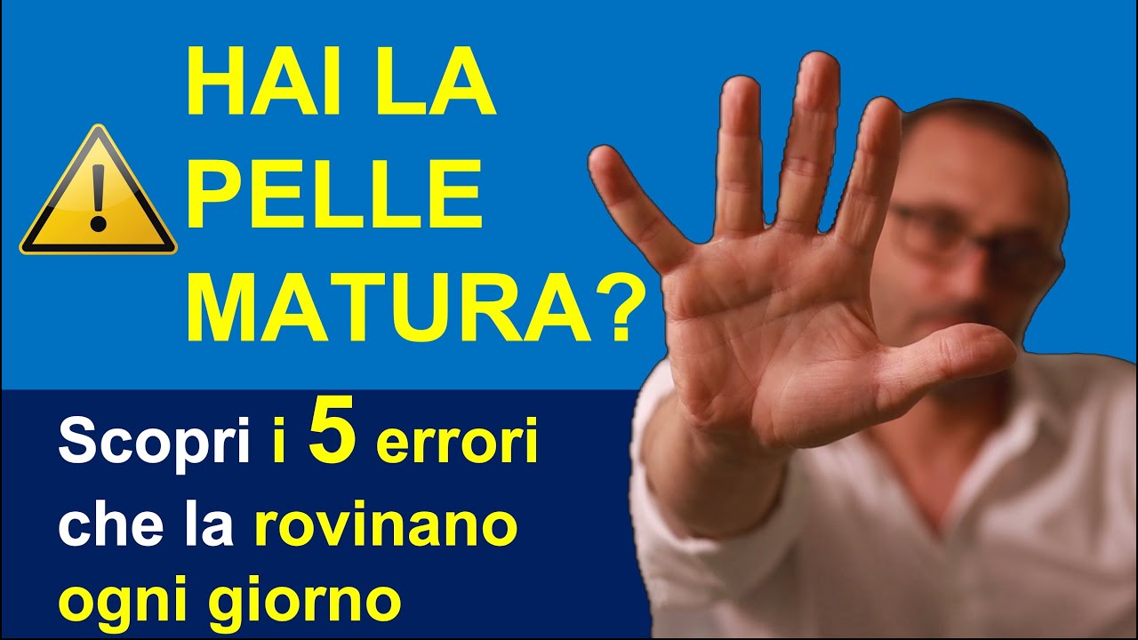 Hai la pelle matura? Evita QUESTI 5 errori nella tua skincare!
