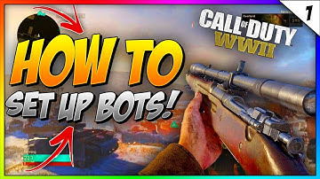 HOW TO GET BOTS TO SETUP FOR YOU IN WW2!! | TRICKSHOT TUTORIAL#1 | (Call of duty : world war 2)