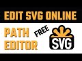 How to edit svg file online  svg path editor