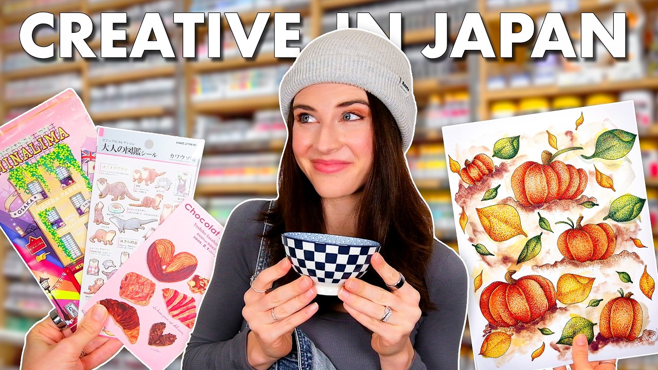 7 Days Living Creatively in JAPAN 🌸🍡 (Coloring, Sketching & More!)