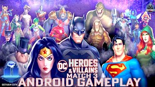 DC Heroes & Villains: Match 3 Android Gameplay | Gotham City screenshot 3
