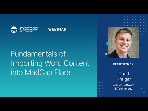 Fundamentals of Importing Word Content into MadCap Flare