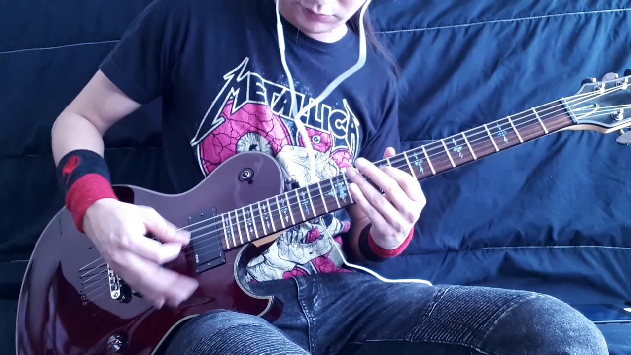 video to gif Bullet For My Valentine - Deliver Us From Evil. Guitar Cover (With Solo) HD
