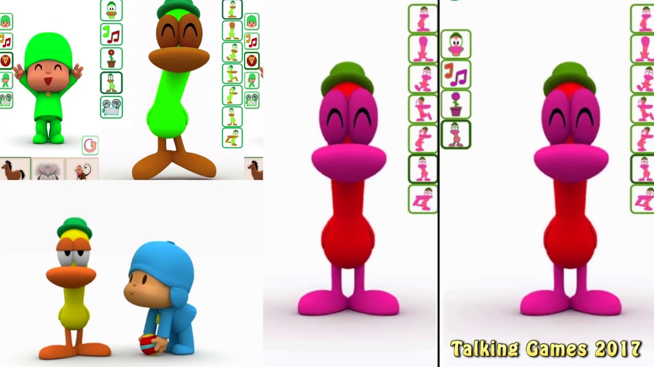 games people play Baby Learn Colors My Talking my pato Colours my pocoyo Kids 我说 Cartoon Parler pato 2017 для детей