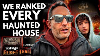 We went through every FRIGHT FEST HAUNTED HOUSE at Six Flags Great America! Were they good?!