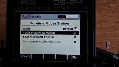 Jeti Duplex - DS-24 Pairing receiver normal procedure