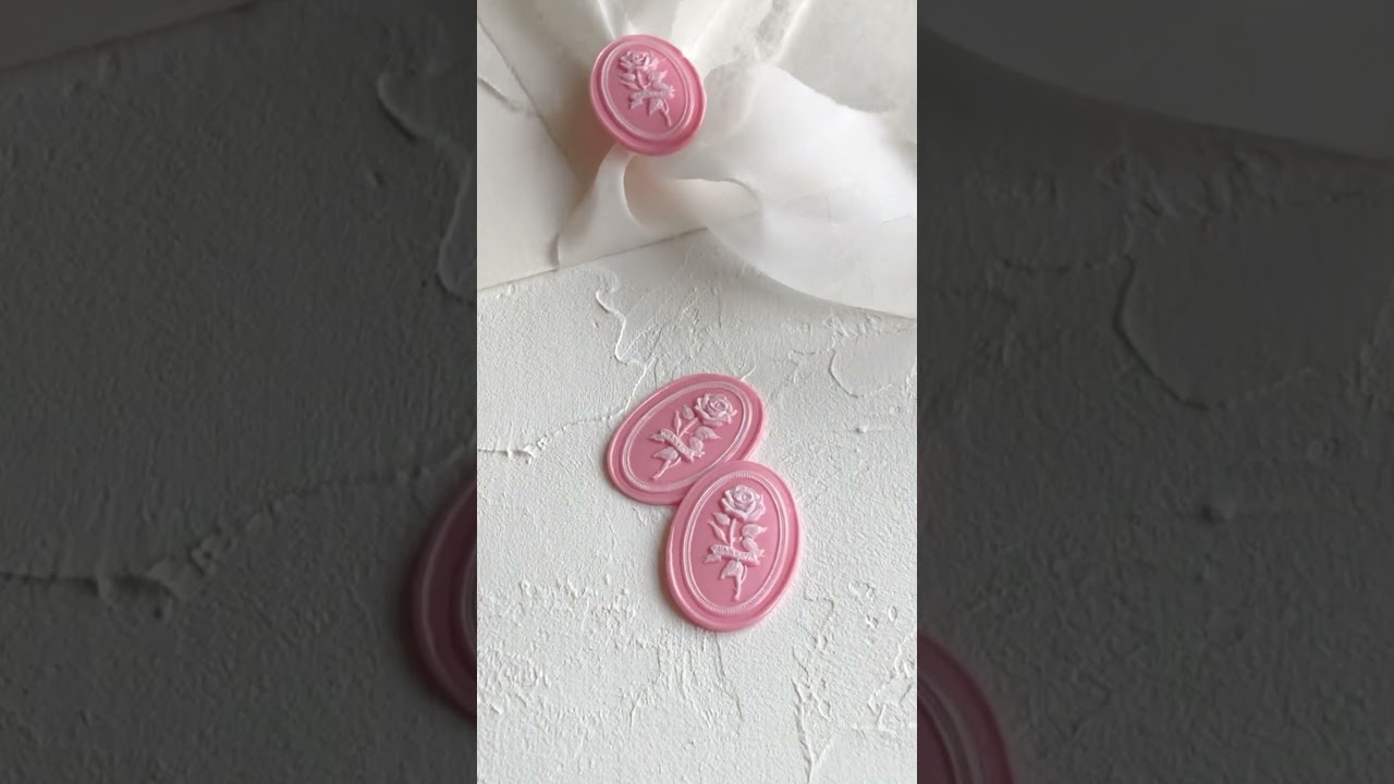 Beautiful wax seals for Wedding Inventions, Stationary, Handmade paper Envelopes by Light Atelier