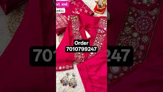 Plazzo Fasions - 1075 only. For more orders 7010799247. #ladli #fullset #romansilk #embriodary