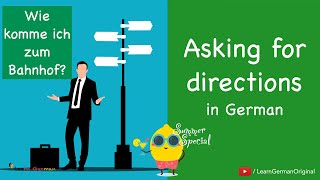 Asking for directions | nach dem Weg fragen | Deutsch im Alltag | Learn German | A1-A2