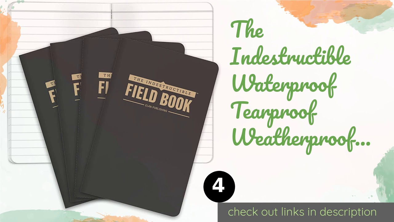 🌵4 Best Waterproof Notebooks 2020