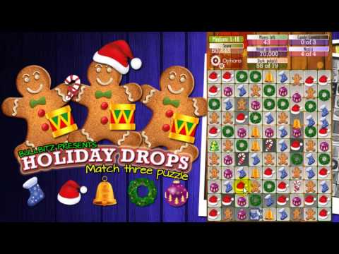 Holiday Drops - Match three puzzle