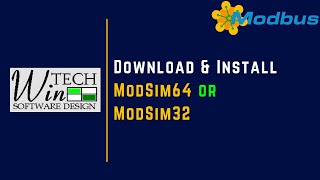 How to Download and Install ModSim Software | ModSim64 | ModSim32 | Modbus Tools | Win-Tech |