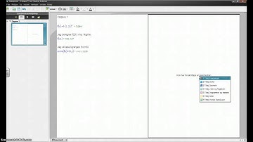 Funktioner med Nspire