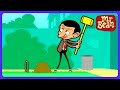 Mr. Bean - O Mistério da Toupeira no Jardim! 🐾 | Desenhos Infantis | WildBrain Crianças