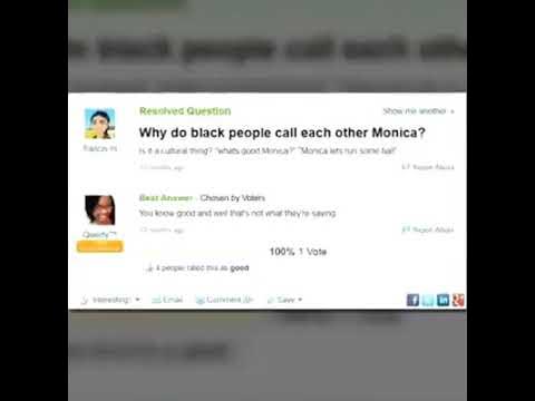 Like its my nigga not Monica