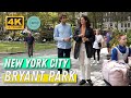 New York City - Bryant Park [4K] Walking Tour