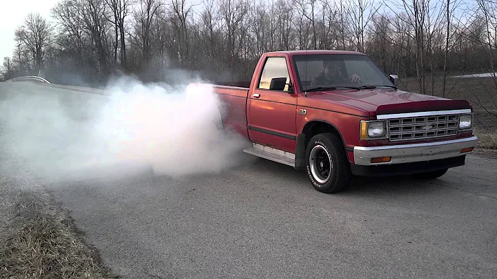 Burnout in 1985 s10 2.8 v6