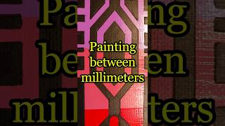 PRECISION PAINTING — Filling the Interdimensional Being #shorts