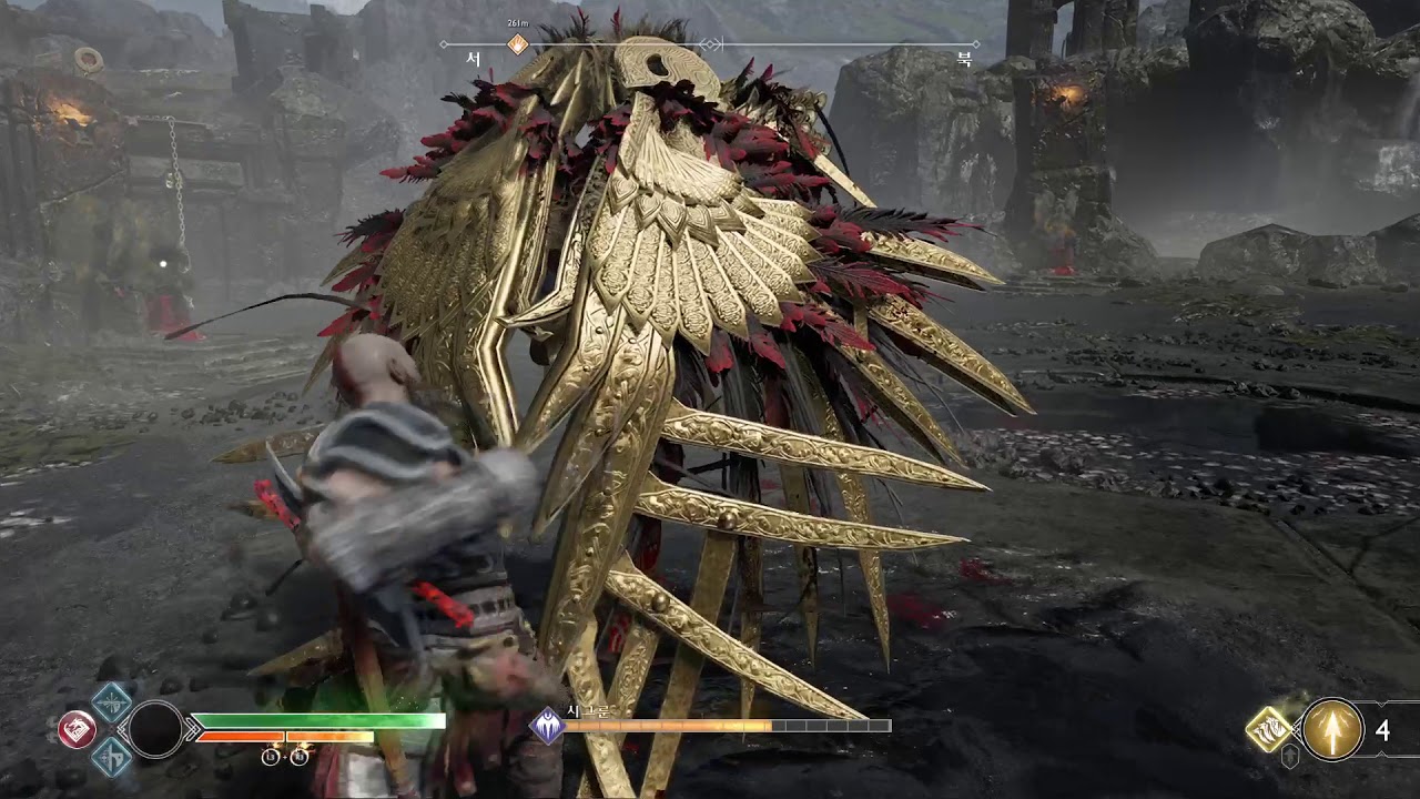 God of war New Game+ - Sigrun(Zeus Armor, GMGOW, No Weapon)