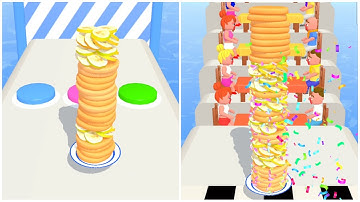 PANCAKE RUSH FUNNY GAME #13 | 3D FOOD GAME ON ANDROID/IOS