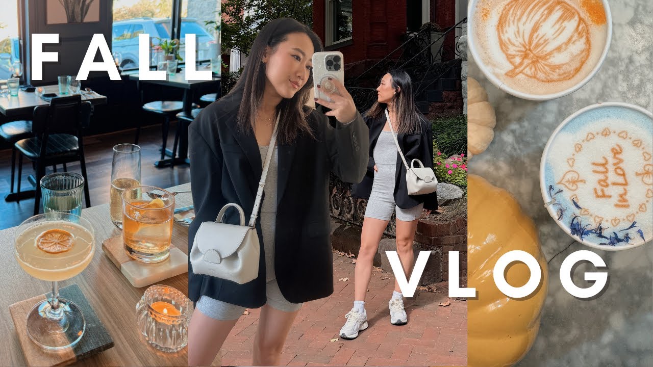 FALL VLOG: weekend in my life exploring DC, mystery picnic, escape room, mini wine haul  💕