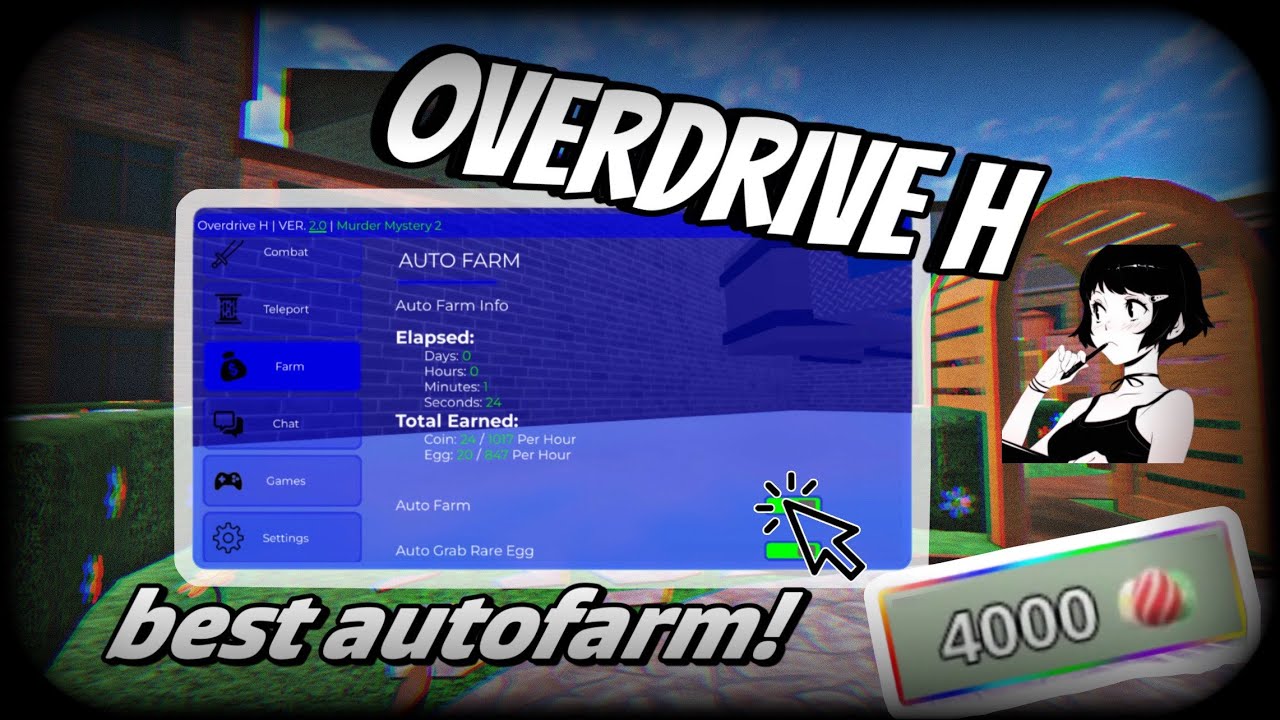 [2025 EASTER] BEST MM2 Egg Autofarm Script! | Overdrive Hub + Fast ...