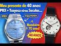 Meu presente de 40 anos: PRX + Tsuyosa virou Seculus… e Mondaine 70 anos!