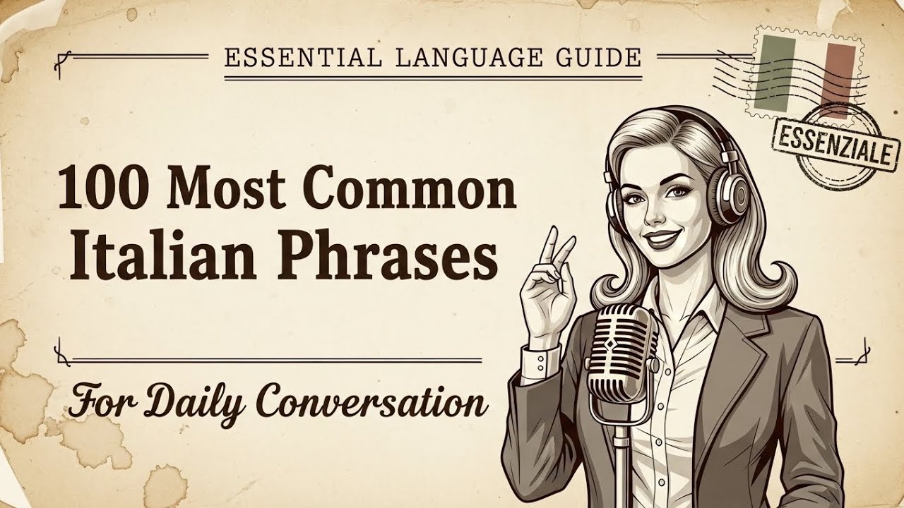 100 Most Common Italian Phrases for Daily Conversation - YouTube
