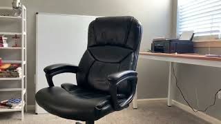 Realspace® Fennington Bonded Leather High Back Chair Review