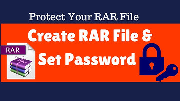 How To Set Password On Any File Using Winrar