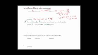 097-13b  TRANSLATING TO SOLVE EQUATIONS