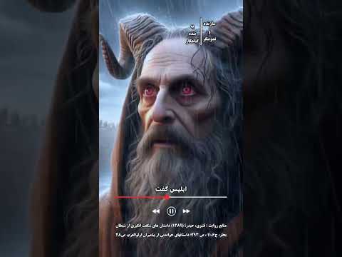 نصیحت ابلیس به حضرت نوح